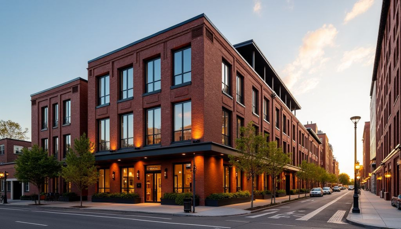 Ein Luxushotel im ehemaligen Industriekomplex Hudson