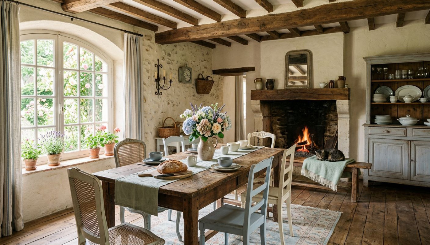 Französische Landhausdekoration: Das neue Gesicht des Vintage-Rustikalen Stils